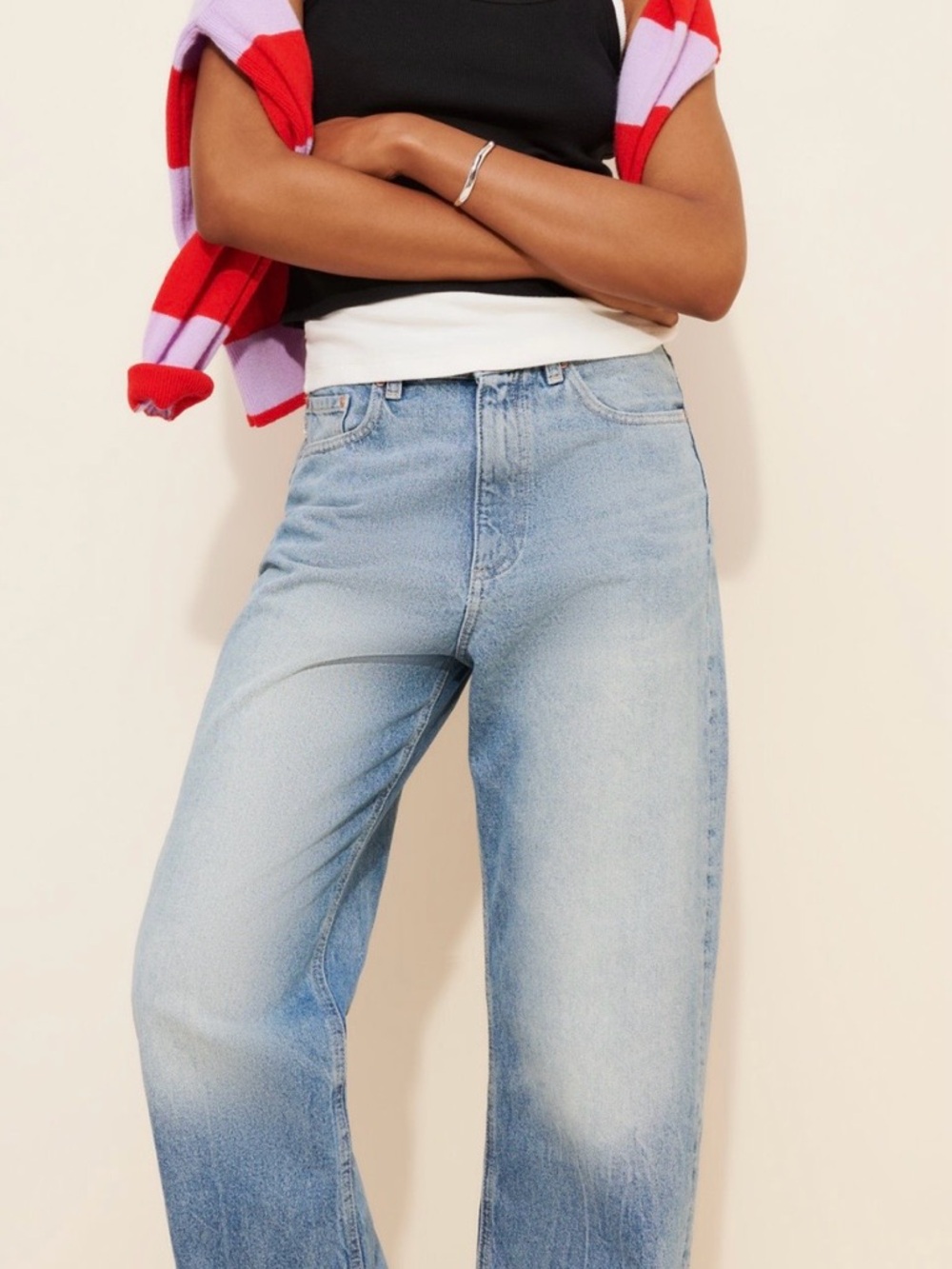 DL1961 karmine refined high rise wide leg Jean size 31